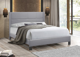 Bed Grey-IF 5353 - Royal Living Furniture