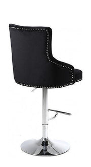 Grey Velvet Bar Stool - ST-6020-6021 - Royal Living Furniture