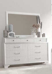 Jordyn (White) Dresser & Mirror - Royal Living Furniture