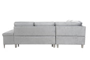 LHF Sofabed Sectional Grey Fabric - IF 9022 - Royal Living Furniture