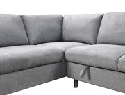 LHF Sofabed Sectional Grey Fabric - IF 9022 - Royal Living Furniture