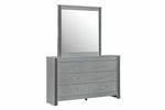Logan-Silver Dresser & Mirror - Royal Living Furniture