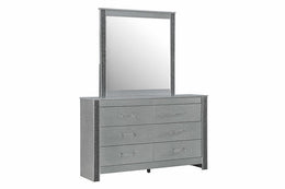 Logan-Silver Dresser & Mirror - Royal Living Furniture