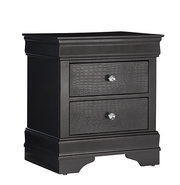Pompei (Grey) Night Stand - Royal Living Furniture