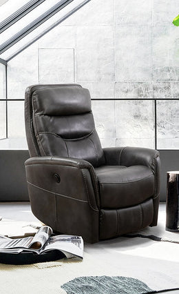 Power Recliner Chair - Grey IF 6302 - Royal Living Furniture