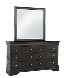 Pompei (Grey) Dresser & Mirror - Royal Living Furniture