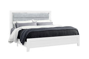 Lucia-White  Bed - Royal Living Furniture