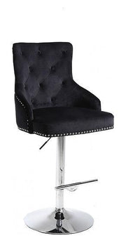 Grey Velvet Bar Stool - ST-6020-6021 - Royal Living Furniture