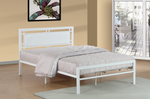 Bed White-IF141W - Royal Living Furniture
