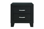 Reid-Black Night Stand - Royal Living Furniture