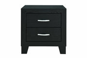 Reid-Black Night Stand - Royal Living Furniture