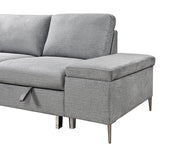 LHF Sofabed Sectional Grey Fabric - IF 9022 - Royal Living Furniture