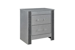 Logan-Silver Night Stand - Royal Living Furniture