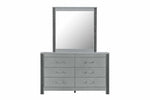 Logan-Silver Dresser & Mirror - Royal Living Furniture