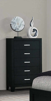 Reid-Black Chest - Royal Living Furniture